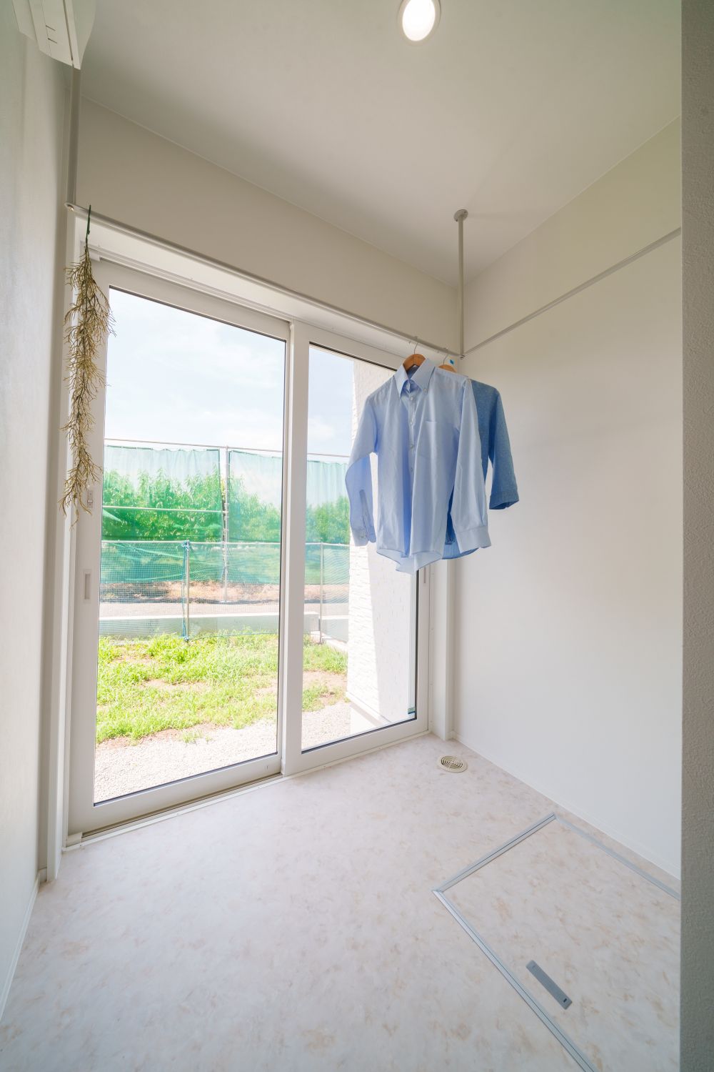 お天気も気にせず。便利なサンルーム。