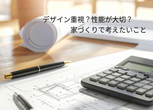 デザイン重視?性能が大切?家づくりで考えたいこと