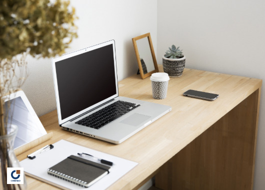 自宅内のワークスペース。