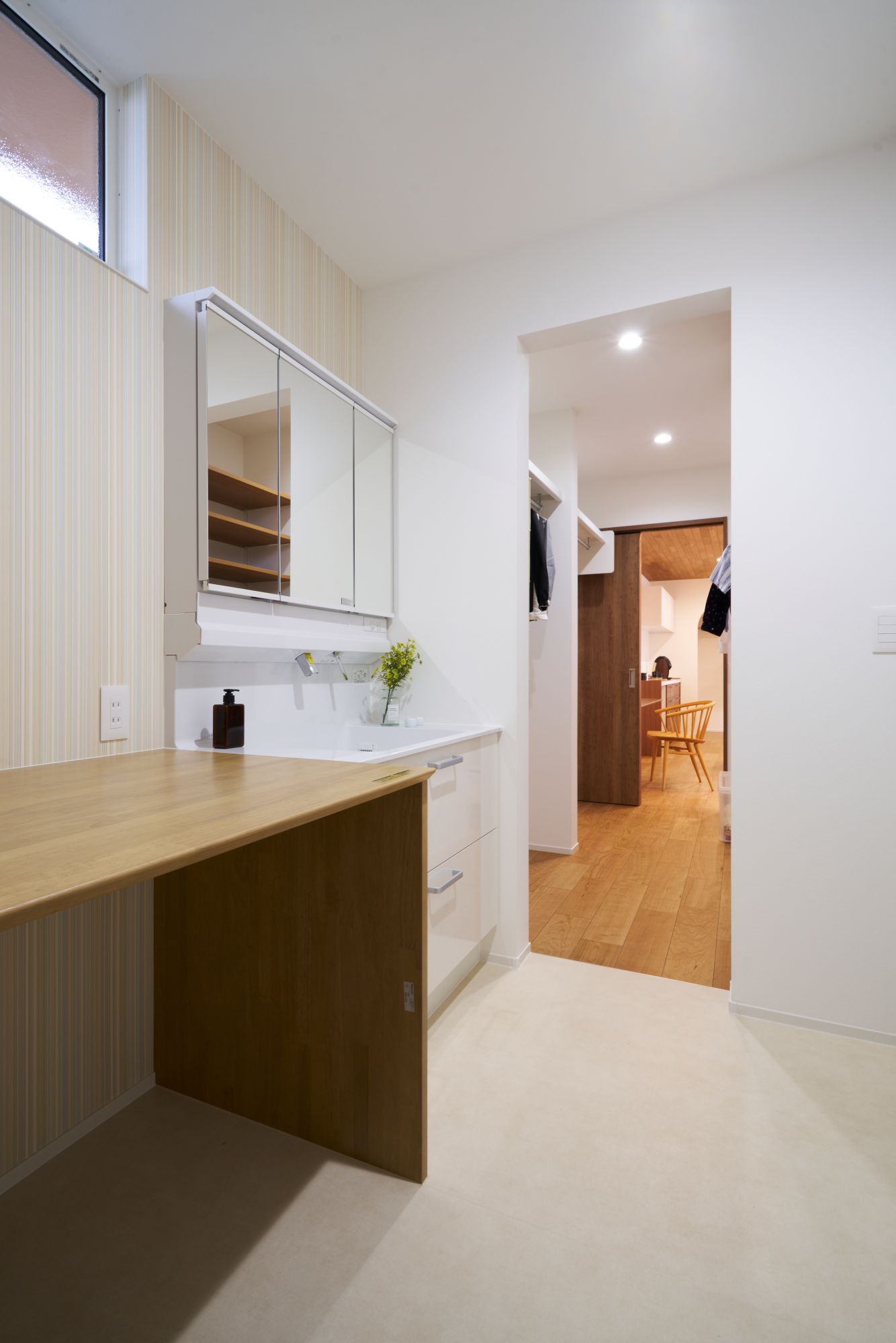 WIC～キッチンまで繋がる家事動線